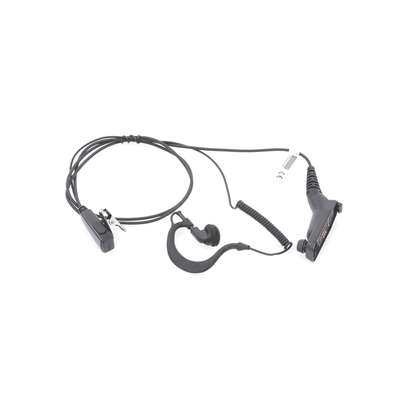 Micrófono de Solapa con Audífono Ajustable al oído. Para Motorola MOTOTRBO XPR6500/XPR6550/DGP4150/DGP6150