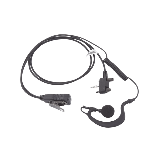 Micrófono de solapa con audífono ajustable al oído para VERTEX VX-160/ VX-231/ VX- 180/ VX-210/ VX-400