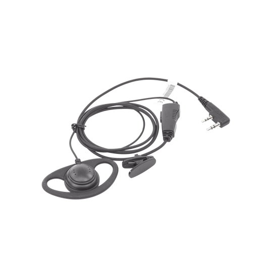 Micrófono de solapa con gancho auricular en forma de D para radios KENWOOD TK3230/3000/3402/3312/3360/3170,NX240/340/220/320/420