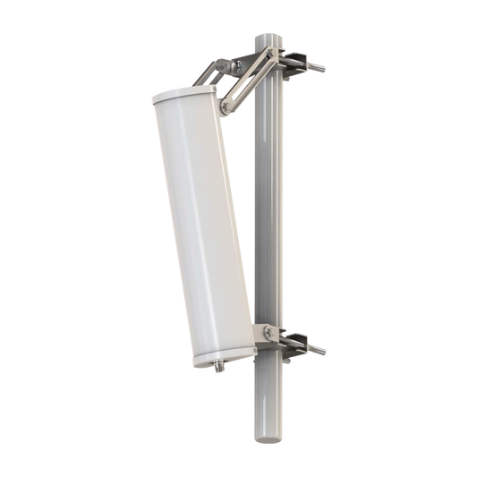 Antena Sectorial de 120º, (5.1 - 5.8 GHz), Ganancia (15 dBi), Incluye montaje para torre o mástil. 