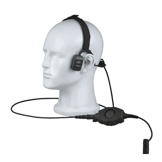 Auriculares de conducción ósea para radios Kenwood TK3230/3000/3402/3312/3360/3170,NX240/340/220/320/420