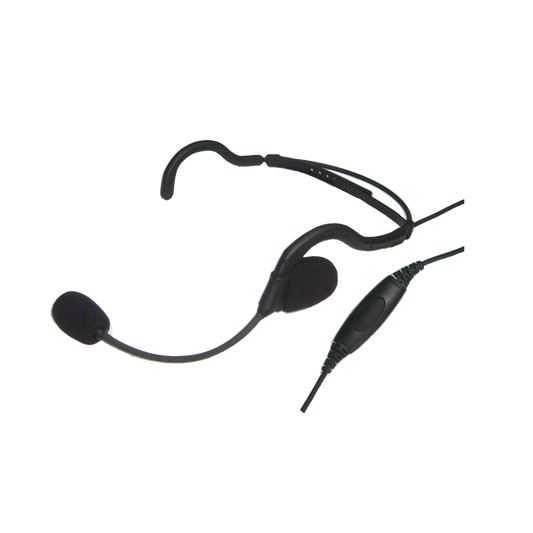 Diadema por detrás de la cabeza con boom flexible para HYTERA PD-706/PD-786/PT-580