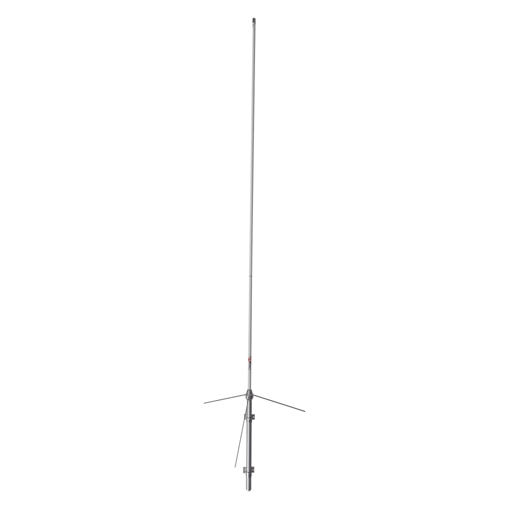 Antena Fibra de Vidrio en VHF para 136-174 MHz, 6.7 dB de ganancia, 5 MHz de ancho de banda, 200 Watt.