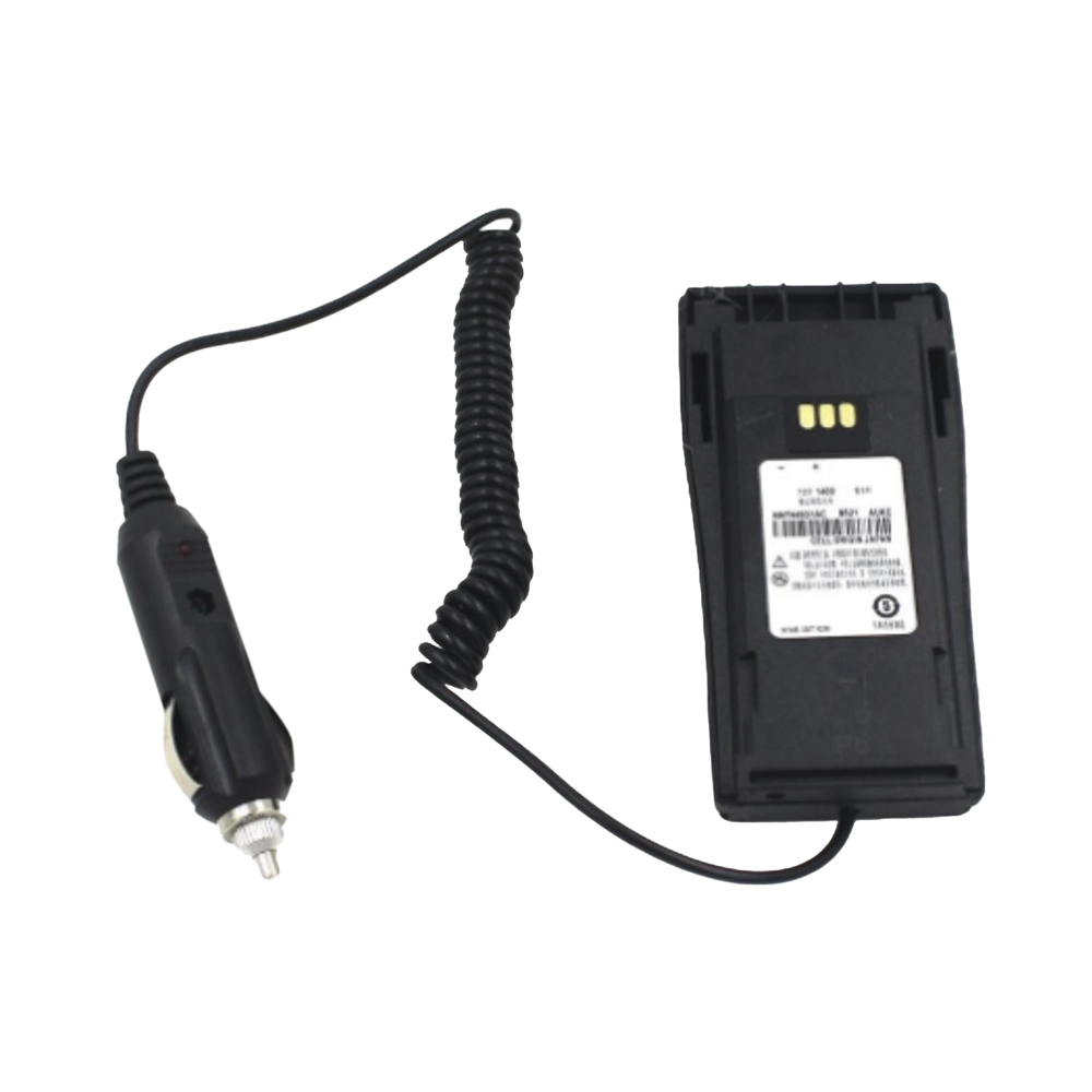 Cable Adaptador de Corriente para vehículo para radios Motorola DEP450 alternativa  de bateria NNTN4497