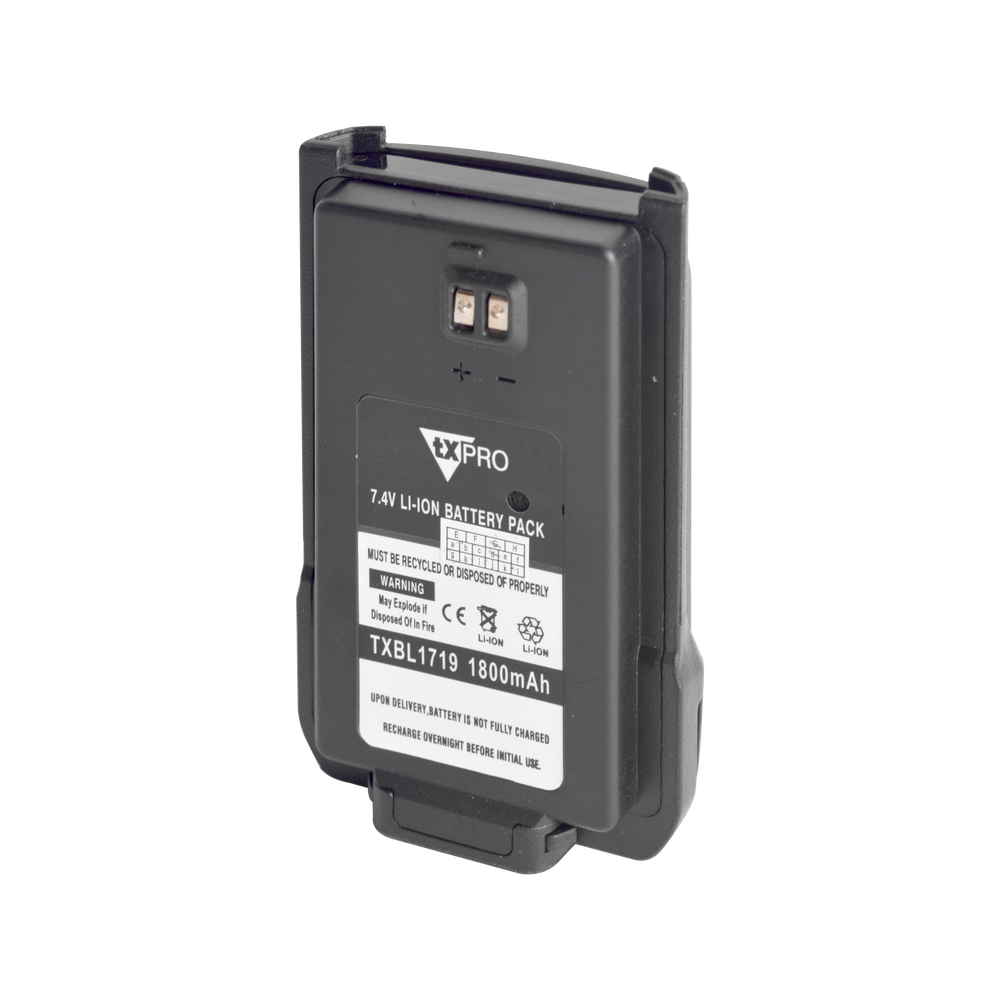 Li-Ion Battery, 1800 mAh, for HYT Radios: TC-508