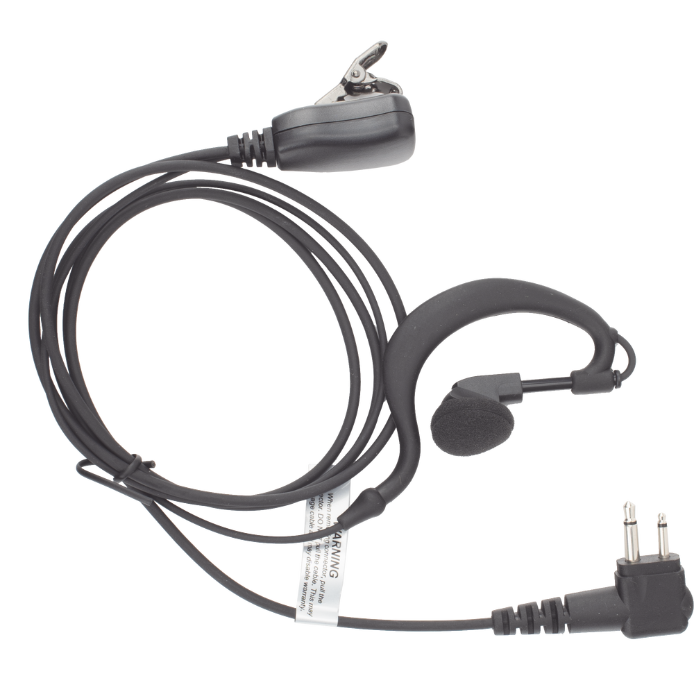 Micrófono - Audífono de solapa ajustable al oído para HYT BD-506 y Motorola EP450/ RVA50/ DTR620/ DTR720/ DEP450/ EP350/ VX80/ MAG ONE