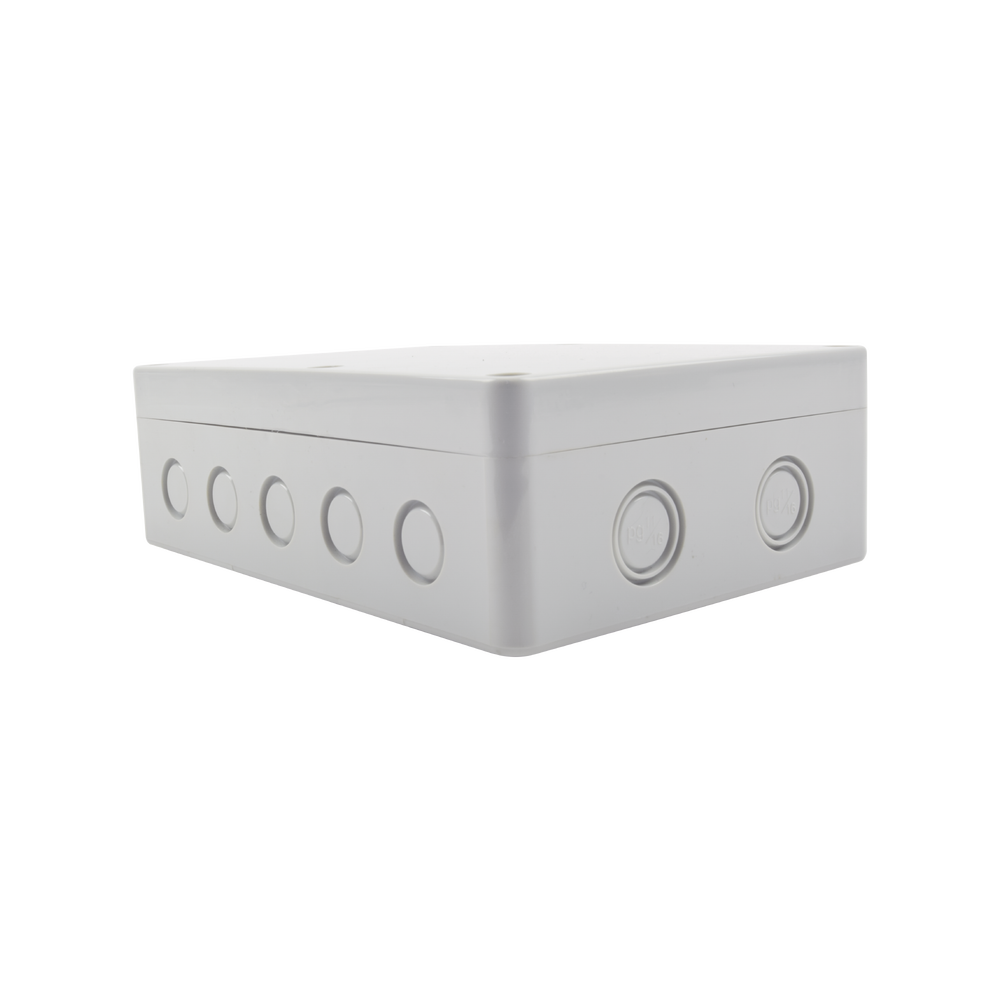 Gabinete Plástico para Exterior (IP65) de 180 x 125 x 57 mm Cierre por Tornillos.