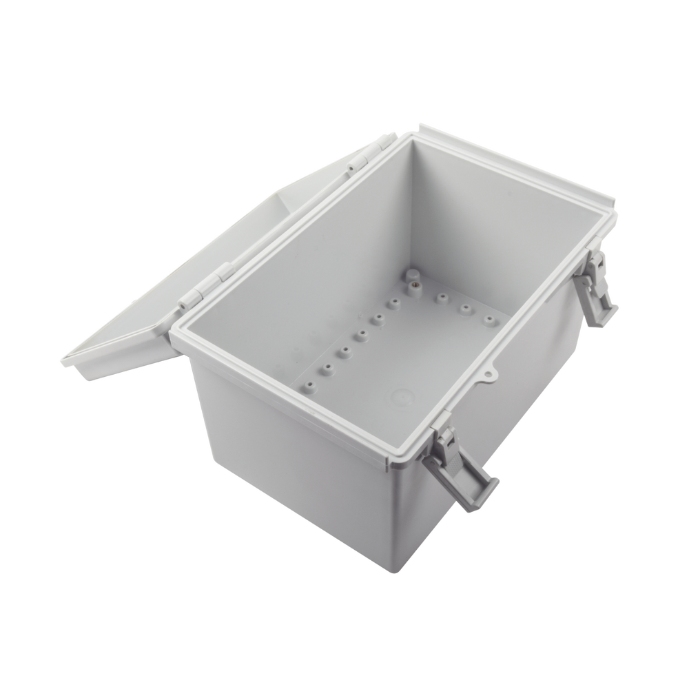 Gabinete Plástico para Exterior (IP65) de 185 x 285 x 180 mm Cierre por Broche.
