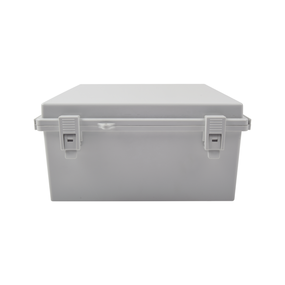Gabinete Plástico para Exterior (IP65) de 285 x 285 x 155 mm Cierre por Broche.