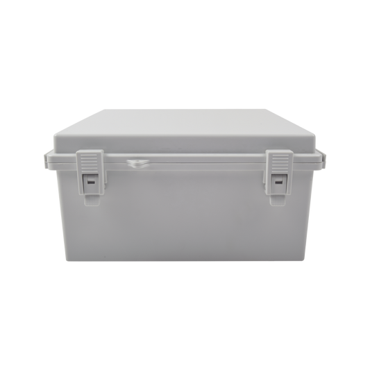 Gabinete Plástico para Exterior (IP65) de 285 x 285 x 155 mm Cierre por Broche.