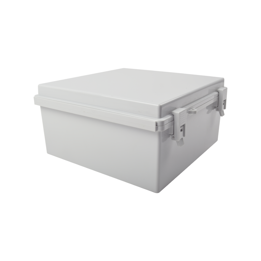 Gabinete Plástico para Exterior (IP65) de 285 x 285 x 155 mm Cierre por Broche.