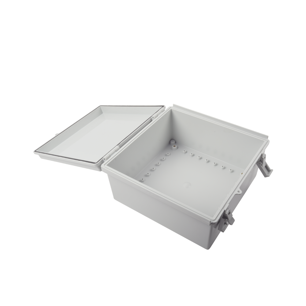 Gabinete Plástico para Exterior (IP65) de 285 x 285 x 155 mm Cierre por Broche.