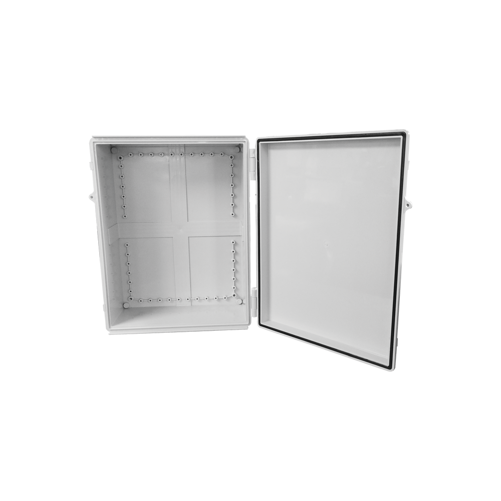 Plastic Outdoor Cabinet (IP65) 350 x 460 x 165 mm Snap Closure.