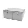 Gabinete Plástico para Exterior (IP65) de 560 X 380 x 265 mm Cierre por broche.