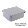 Gabinete de Aluminio para Exterior (IP66) de 252 x 215 x 91 mm Cierre por Tornillos.