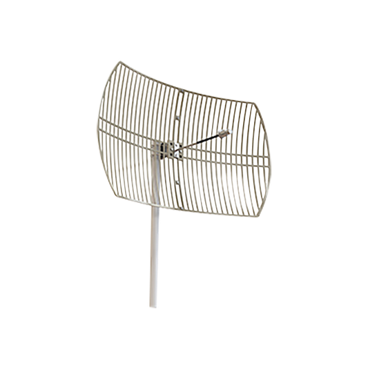 Antena direccional de rejilla  5.7 - 5.8 GHz 30 dBi Dimensiones 90 x 60 x 38 cm / Peso 4.5 kg
