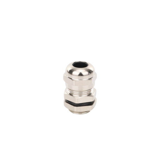 Conector Metálico Tipo Glándula para Cable de 3 a 6.5 mm de Diámetro.