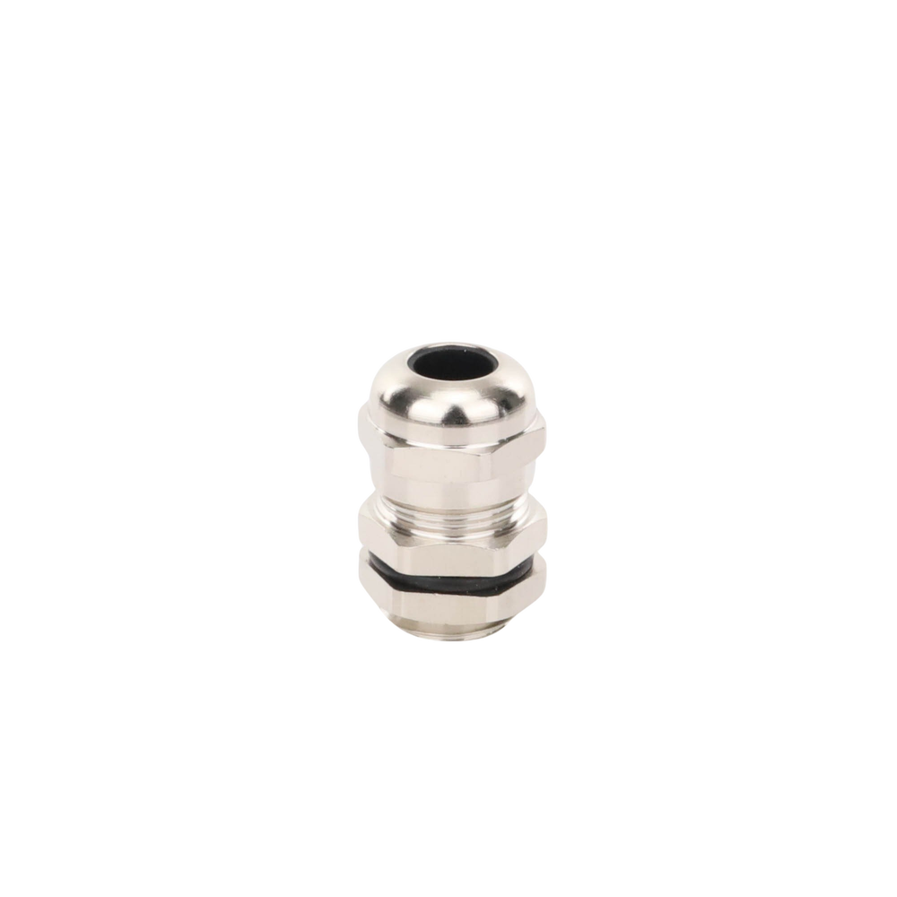 Metal Gland Type Connector for Cable from 3 to 6.5 mm in Diameter.