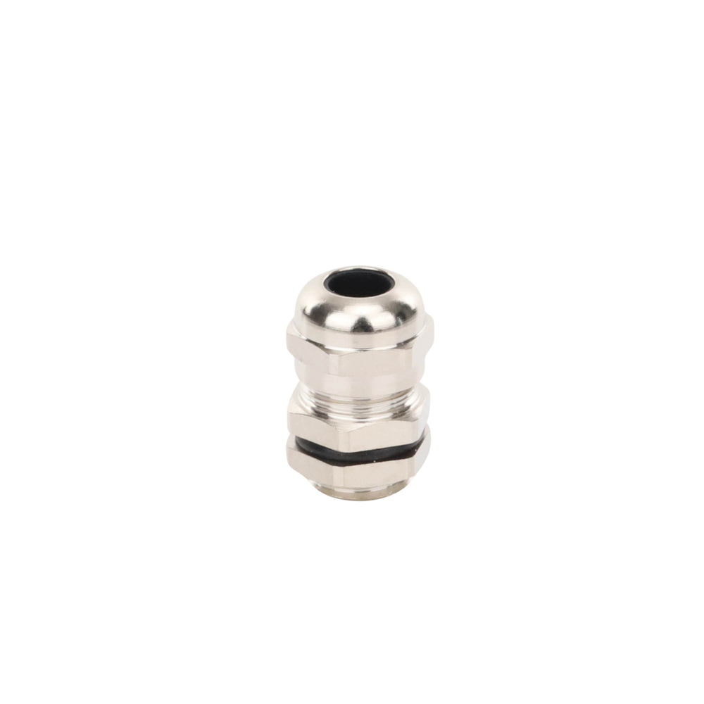 Metal Gland Type Connector for Cable from 3 to 6.5 mm in Diameter.