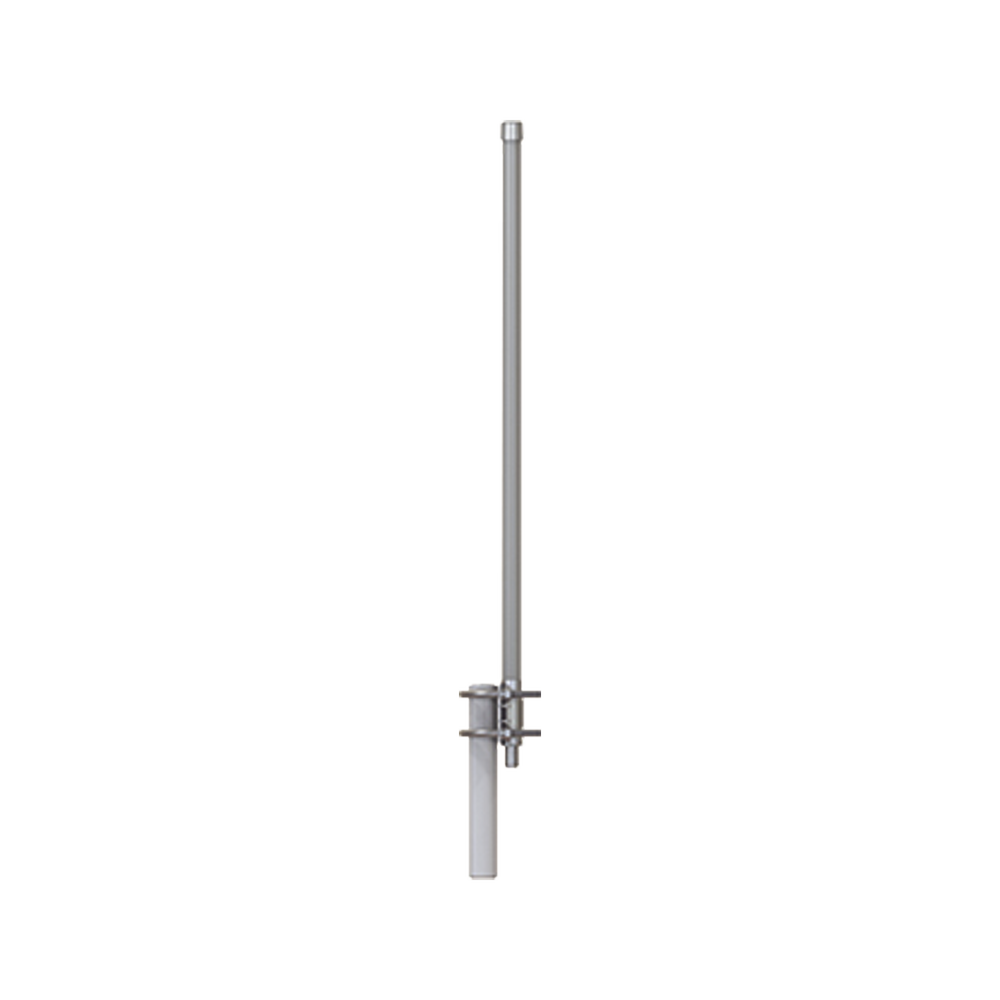 Antena Omnidireccional, Frecuencia 5.7-5.8 GHz, Ganancia de 12 dBi, conector N-hembra, Dimensiones 3.8 x 55 cm / Peso 1.2 kg