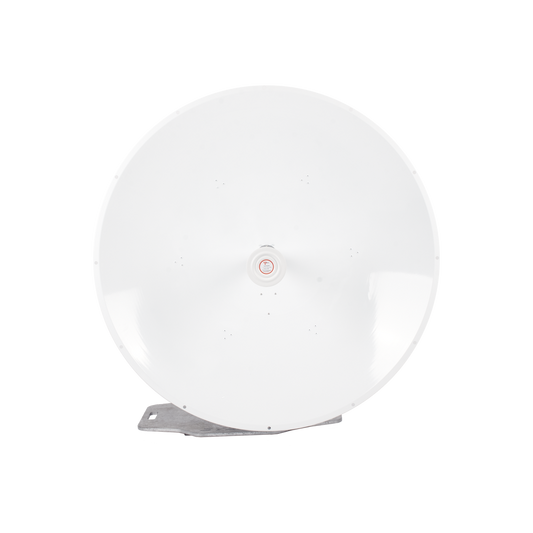 Antena direccional de 4 ft, 5.1 a 7.1 GHz, Ganancia 36 dBi, Conectores N-hembra, Polarización doble, incluye montaje para torre o mástil 