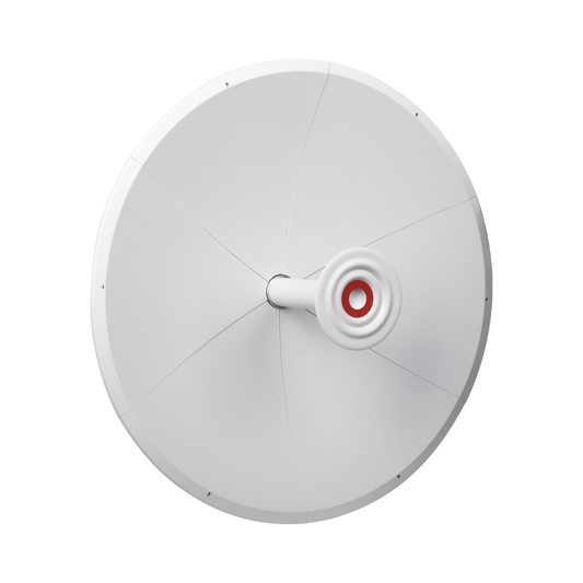 Antena direccional para C5x, Doble polaridad 45 ° y 90 °, 4.9 - 6.5 GHz, 2 ft, Ganancia de 30 dBi, Montaje incluido  