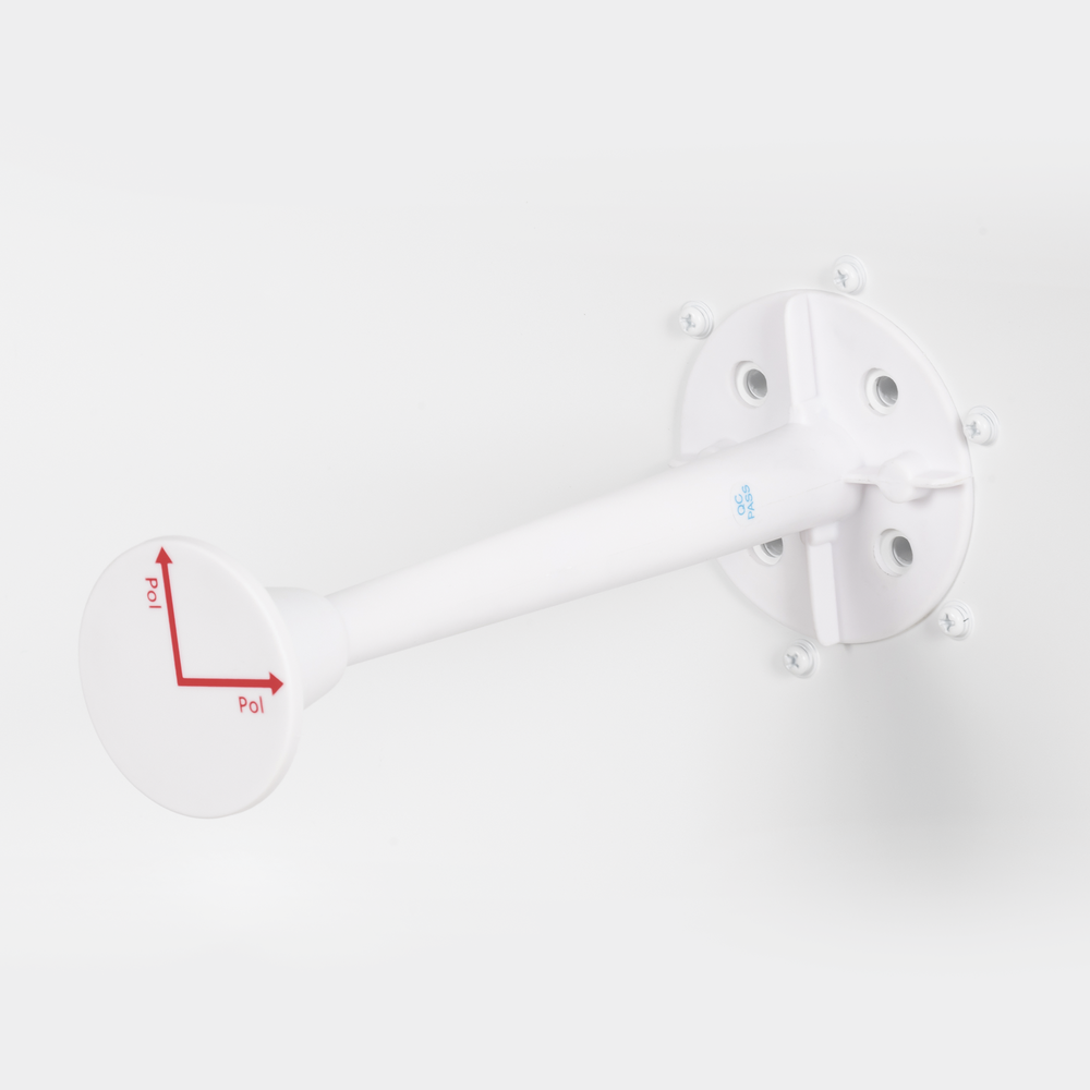 Extended Frequency Directional Antenna / 4.8 - 6.5 GHz / 28 dBi / N-Male connector with jumper included / 90º and 45º polarity / Mounting included for tower or mast