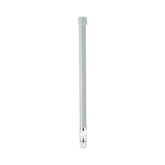 Antena Omnidireccional, Amplia cobertura en 360º y Doble banda de 2.4 / 5 GHz, Ganancia de 9 dBi, Conector N-macho