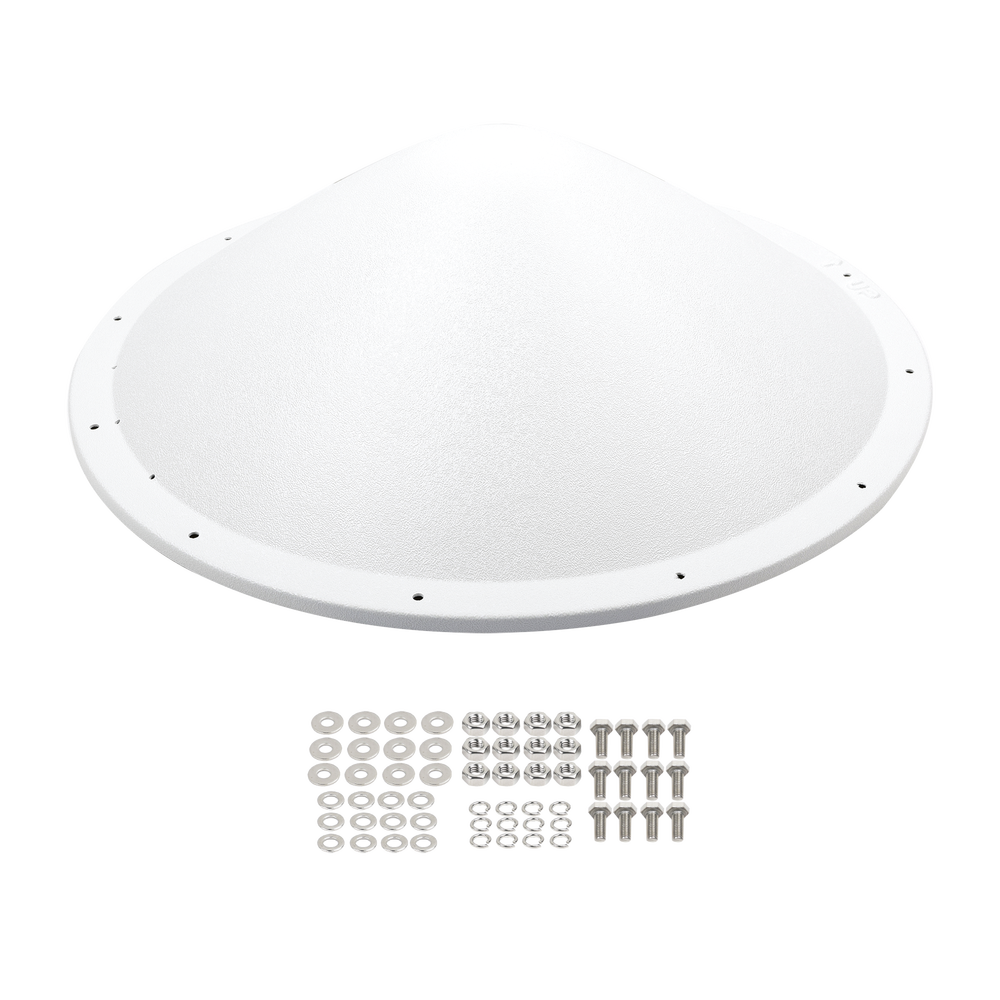 Radome for TXP-D4865-28-N and TXP-D4865-28-SMA antennas, reduces wind load and improves link stability, resistant to all types of weather.