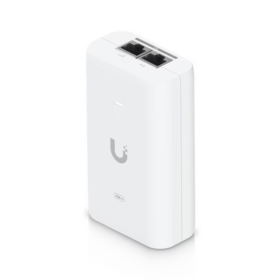 Adaptador PoE+ 2.5G / hasta 30 W / 48V 0.65A / (2) Puertos RJ45 MultiGigabit 2.5G / Salida PoE+ / LED Indicador / Ideal 