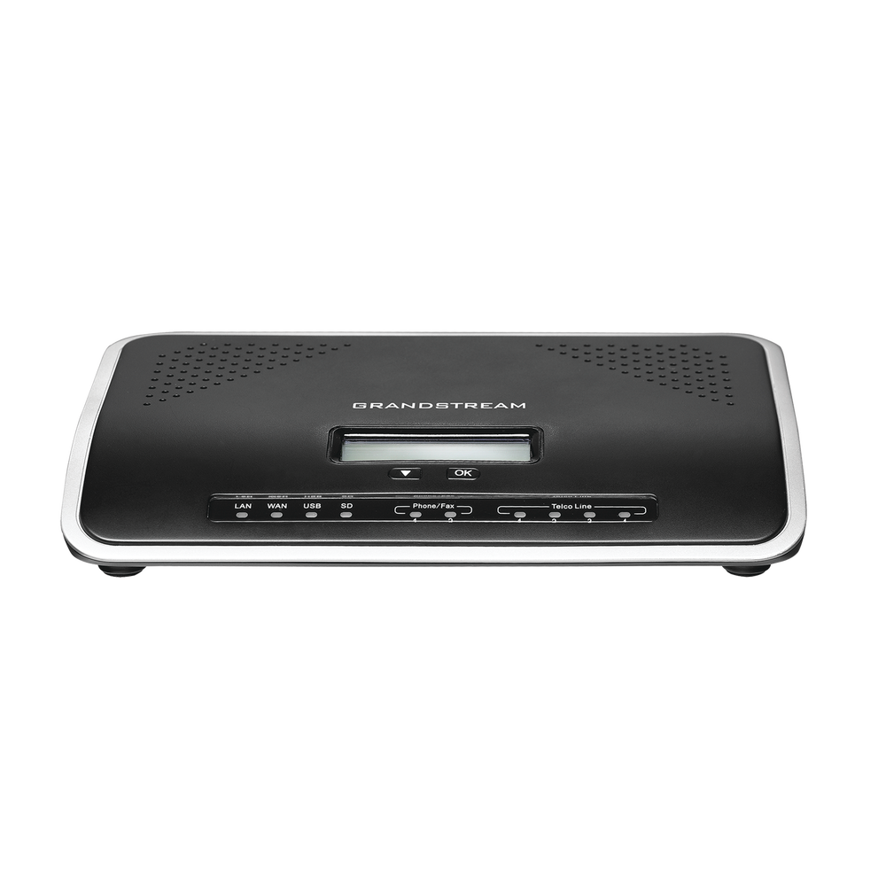 Conmutador IP-PBX de 2 puertos FXO + 2 FXS, 30 llamadas concurrentes, 500 usuarios y doble puerto Gigabit