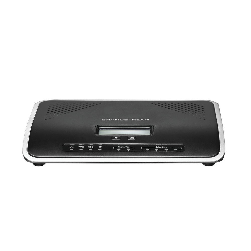 Conmutador IP-PBX de 4 puertos FXO + 2 FXS, 45 llamadas concurrentes, 500 usuarios y doble puerto Gigabit