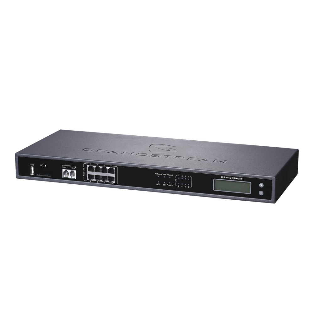 IP-PBX GS C/8 FXO, 100 Llamadas simultaneas y hasta 800 extensiones (registros SIP)