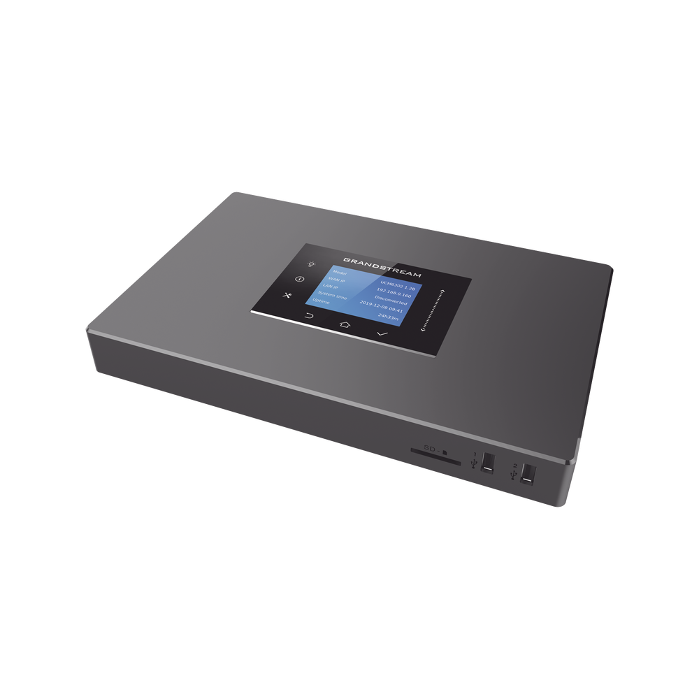 Conmutador IP-PBX para hasta 1000 usuarios y 150 llamadas simultaneas, 2FXO, 2FXS, para solución de comunicaciones unificadas y colaboración