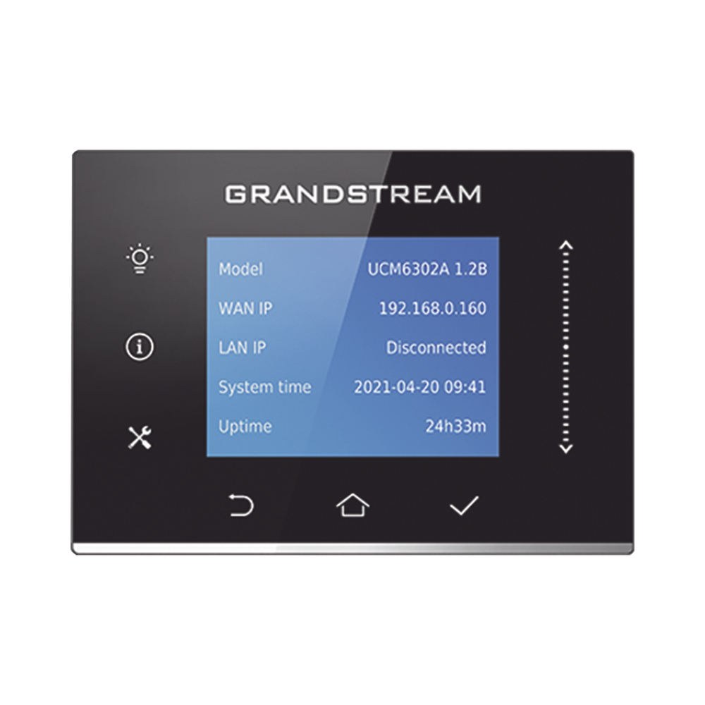 Conmutador IP-PBX para hasta 500 usuarios y 75 llamadas simultaneas, 2FXO, 2FXS, solución para PyMEs