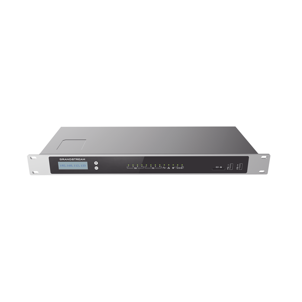IP-PBX switch for up to 2000 users and 300 simultaneous calls, 4FXO, 4FXS, for unified communications and collaboration solutions
