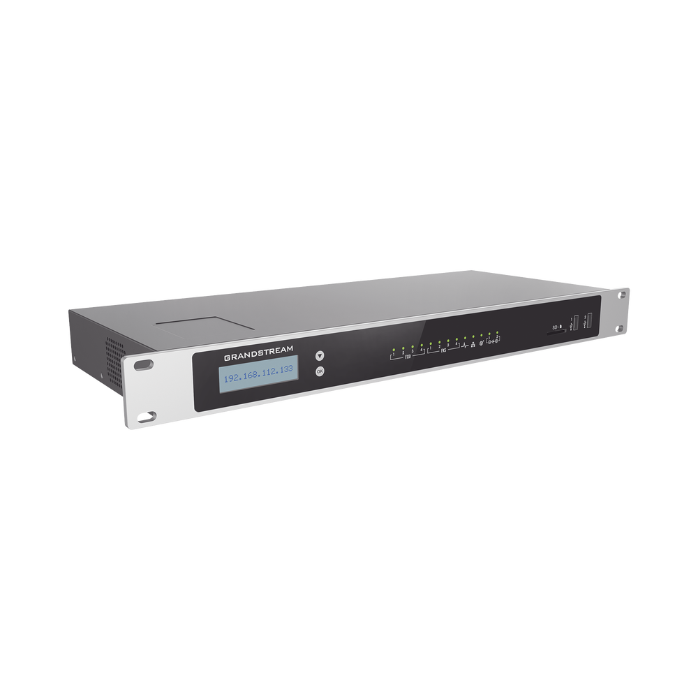 IP-PBX switch for up to 2000 users and 300 simultaneous calls, 4FXO, 4FXS, for unified communications and collaboration solutions