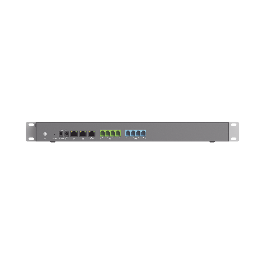 IP-PBX switch for up to 2000 users and 300 simultaneous calls, 4FXO, 4FXS, for unified communications and collaboration solutions