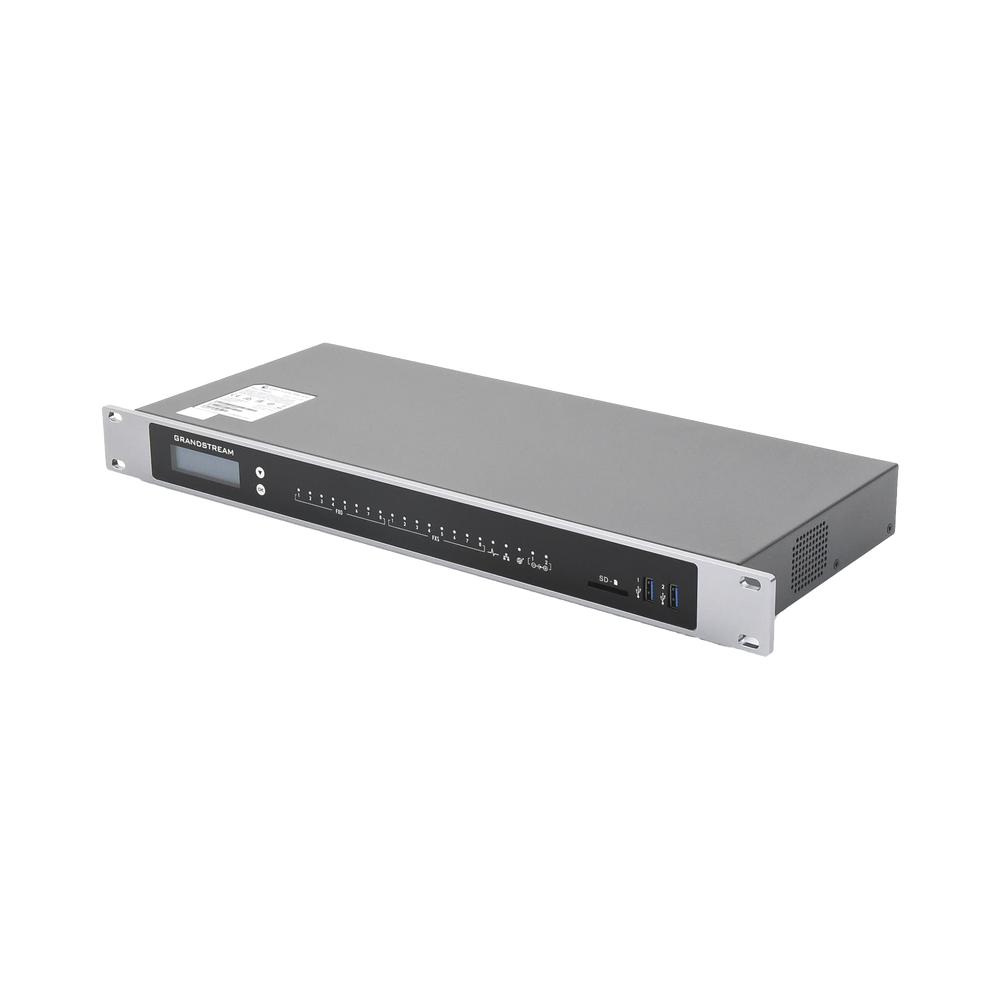 Conmutador IP-PBX para hasta 1500 usuarios y 200 llamadas simultaneas, 8FXO, 8FXS, solución para PyMEs