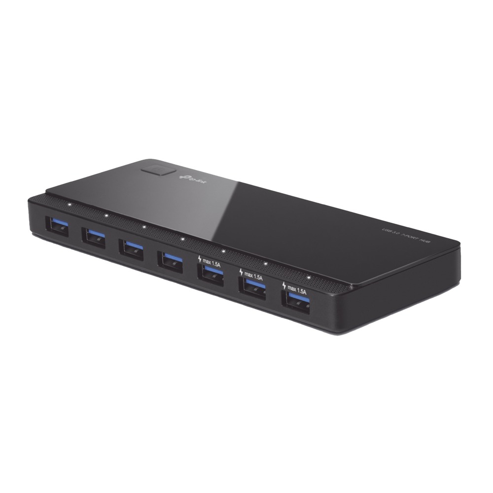 Adaptador HUB 3.0, con 7 puertos USB, 12V a 2A