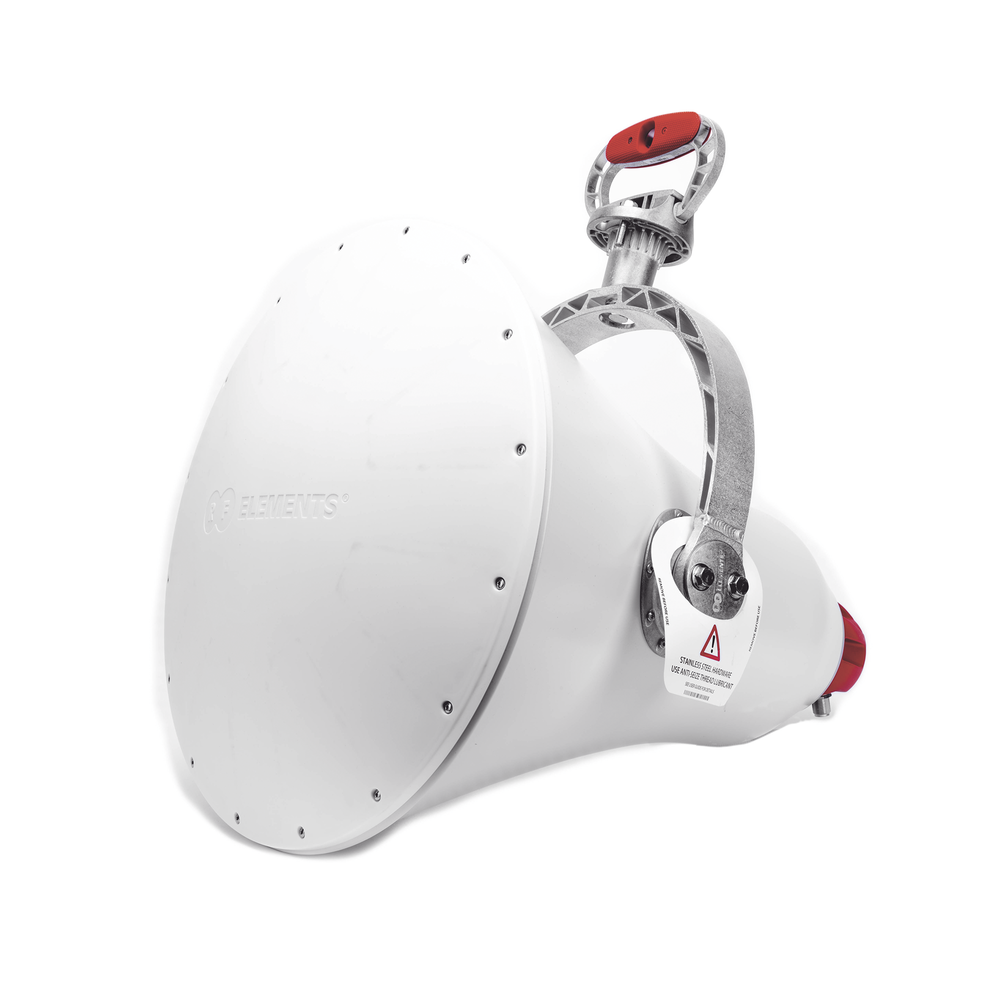 Antena direccional UltraHorn™ Carrier Class Contectorizada 5180-6400 GHz, 24 dBi, ultra rechazo al ruido, altamente direccional sin lóbulos laterales