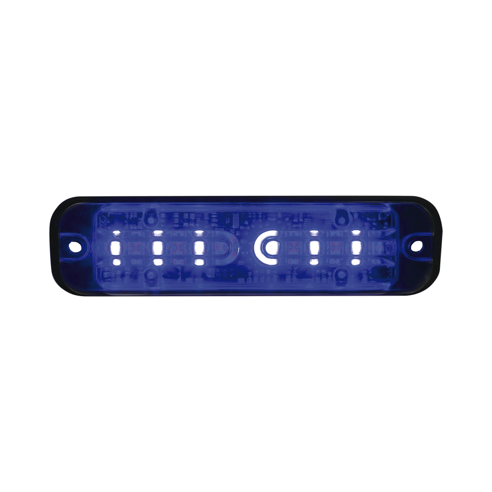 Luz azul de advertencia ámbar SAE Clase I