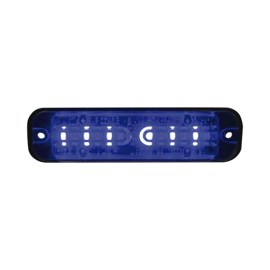 Luz azul de advertencia ámbar SAE Clase I