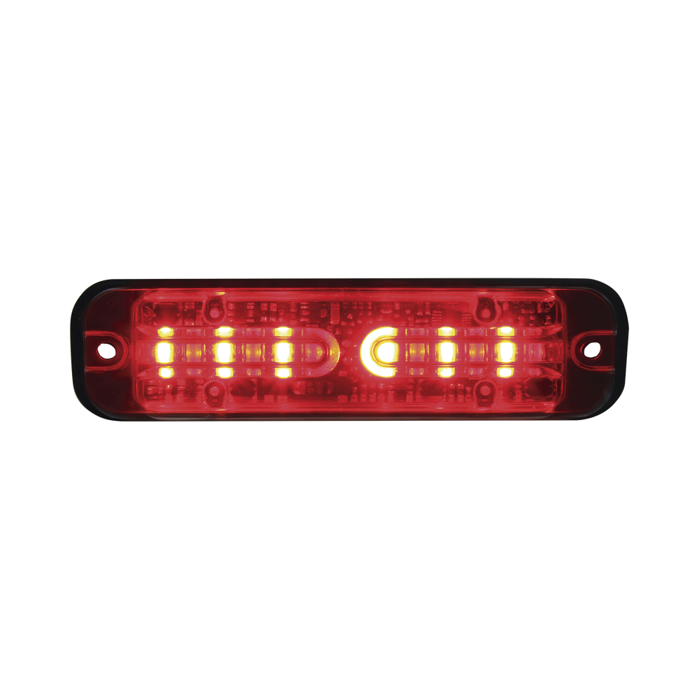 Luz roja de advertencia ámbar SAE Clase I