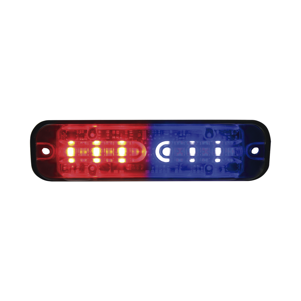 Luz de advertencia rojo azul SAE Clase I