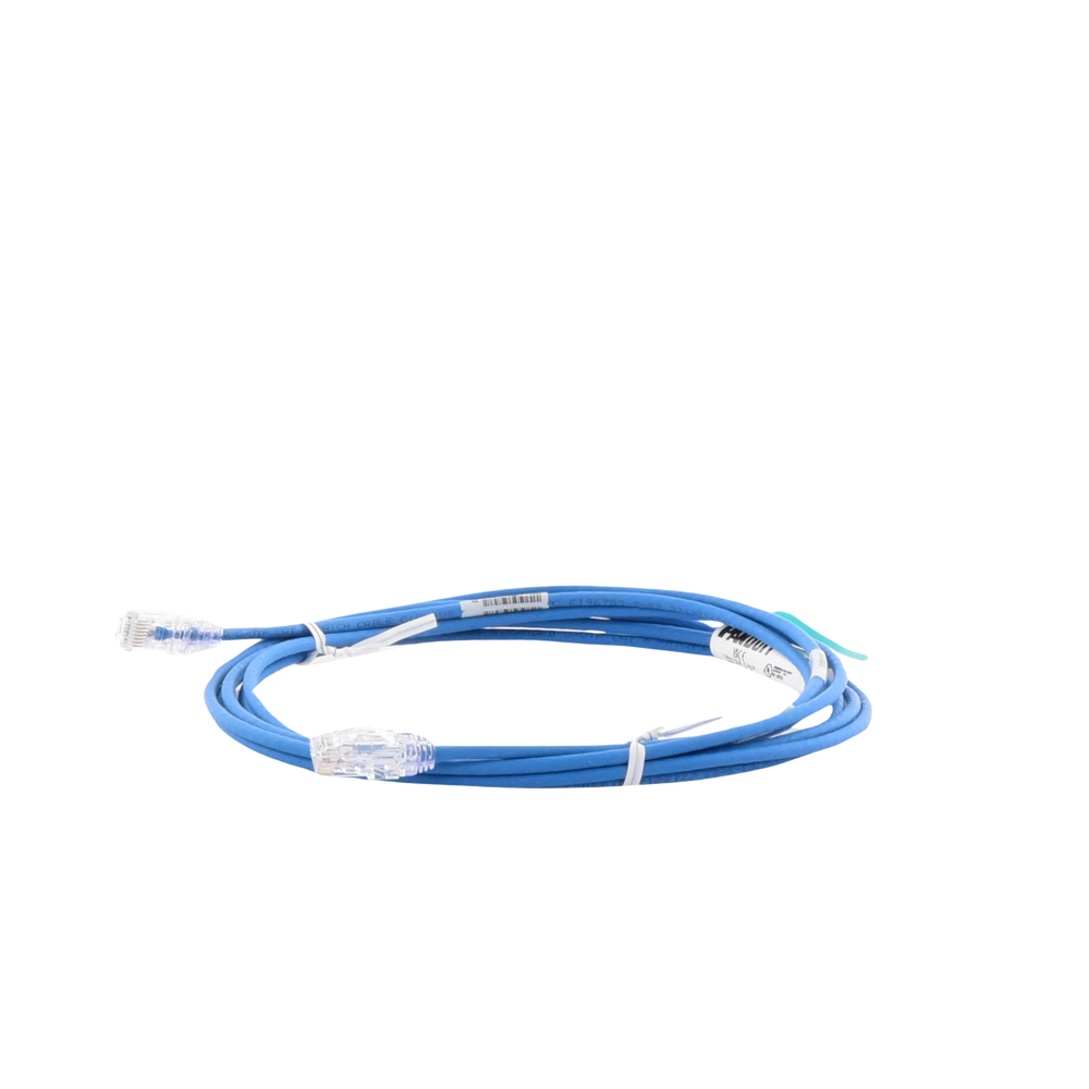 Cable de Parcheo TX6, UTP Cat6, Diámetro Reducido (28AWG), Color Azul, 10ft