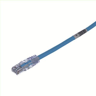 Cable de Parcheo UTP Cat6A, CM/LSZH, Diámetro Reducido (28AWG), Color Azul, 7 metros