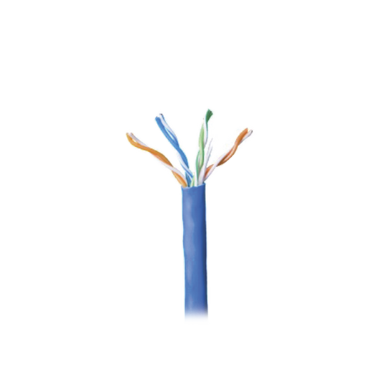 Retazo de 255 metros de Cable par trenzado nivel CAT5e, 8 conductores AWG de alambre calibre 24.