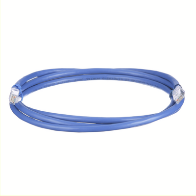 Cable de Parcheo UTP, Cat6A, 24 AWG, CM, Color Azul, 15 m.