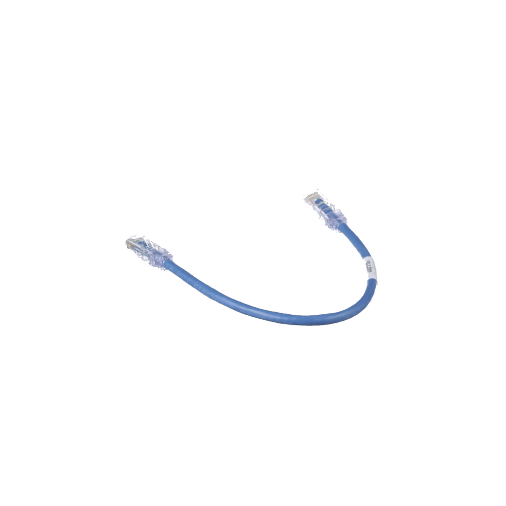 Cable de Parcheo TX6, UTP Cat6, 24 AWG, CM/LSZH, Color Azul, 1ft